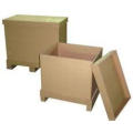 Caixa de papelão personalizada de papel favo de mel para serviços pesados ​​com palete